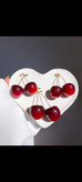 گوشواره زنانه گیلاسی زارا ضد حساسیت
